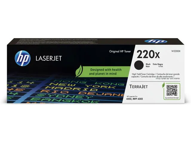 Alternativ bild 0 för HP Toner W2200X 220X svart 7,5K