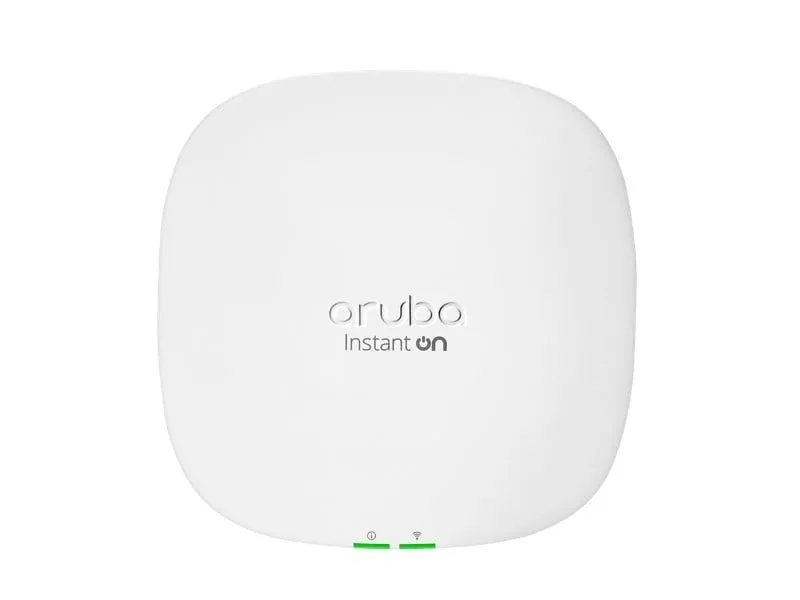 Alternativ bild 0 för HPE Aruba Instant ON AP25 (EU) - Trådlös åtkomstpunkt - Wi-Fi 6 - Bluetooth - 2.4 GHz, 5 GHz - molnhanterad - monterbar i vägg/tak