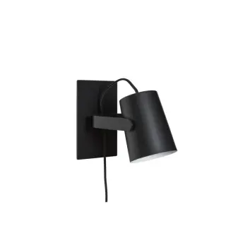 Produktfoto för Hübsch - Ardent Vägglampa Black Hübsch