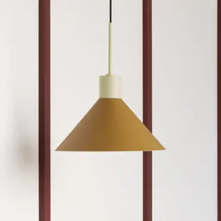Produktfoto för Hübsch - Crayon Taklampa Ø35 Brown/Beige Hübsch