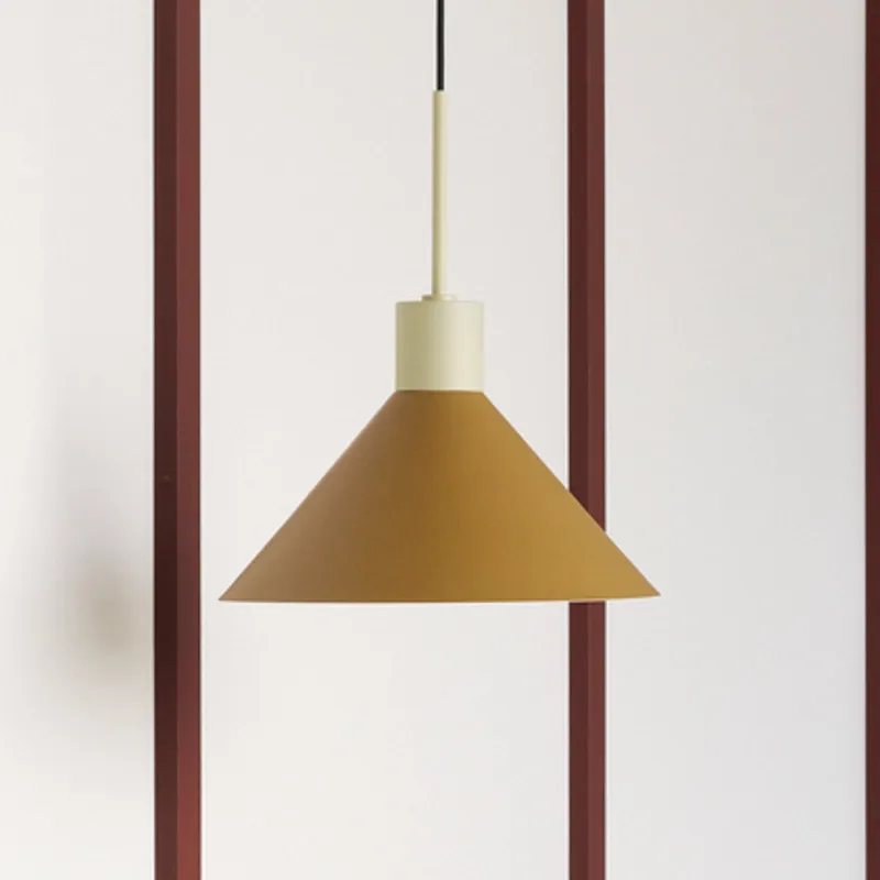 Bild 1 för Hübsch - Crayon Taklampa Ø35 Brown/Beige Hübsch