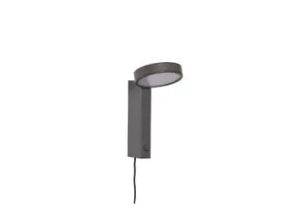 Produktfoto för Hübsch - Crea Vägglampa Brown Hübsch