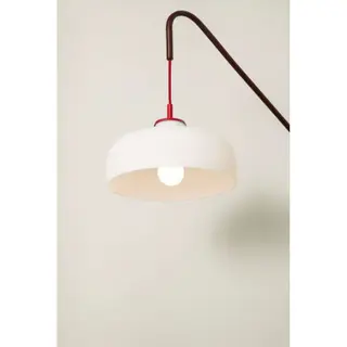 Produktfoto för Hübsch - Current Wall Light - Vägglampa - Green/Khaki - 71x30xh111cm, E27