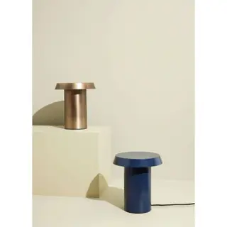 Produktfoto för Hübsch - Keen Bordslampa Burnished Brass Hübsch