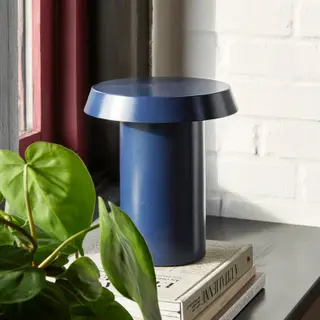Produktfoto för Hübsch - Keen Bordslampa Dark Blue Hübsch