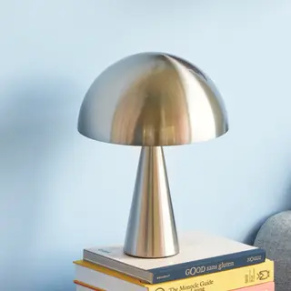 Produktfoto för Hübsch - Mush Bordslampa Small Nickel Hübsch
