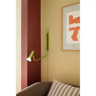 Produktfoto för Hübsch - Wally Vägglampa Green Hübsch