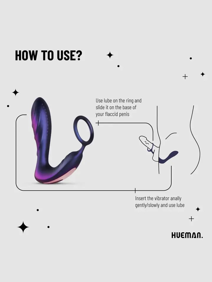 Bild 2 för Hueman: Black Hole, Remote-Controlled Anal Vibrator