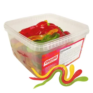 Produktfoto för Huggormar Frukt Lösgodis 2 kg