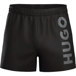 Produktfoto för HUGO Badbyxor Abas Swim Shorts Svart polyester Large Herr