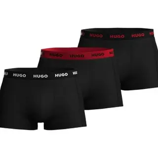 Produktfoto för HUGO Kalsonger 3P Triplet Trunk Svart 992 bomull Medium Herr