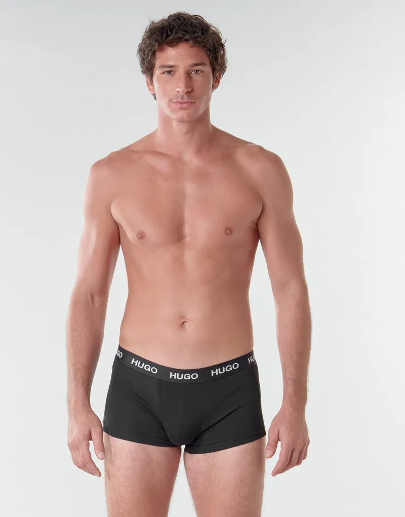 Bild 3 för HUGO Kalsonger 3P Triplet Trunk Svart bomull XX-Large Herr