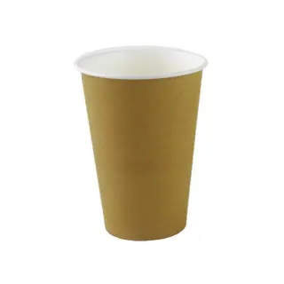 Produktfoto för HUHTAMAKI Pappersbägare 20cl brun/vit 100/FP