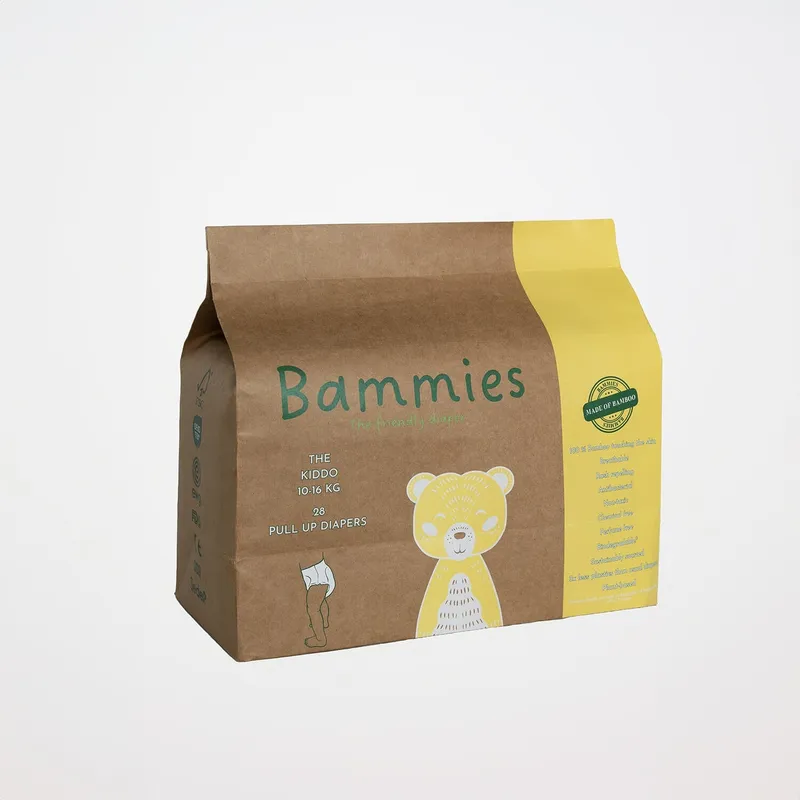 Bild 2 för HumbleBummies Bambublöjor strl 4 10-16 kg Byxblöja