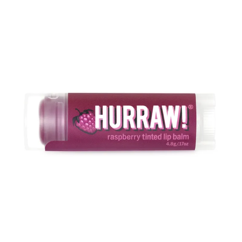 Bild 2 för Hurraw Raspberry Tinted Lip Balm 4,8 g
