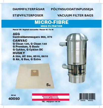 Alternativ bild 0 för HUSKY 8510,8610,QBAS CD-PÅSE HANESTRÖM | Beijerbygg Byggmaterial