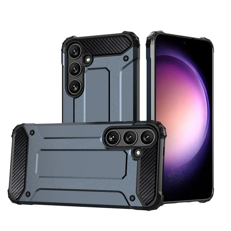 Alternativ bild 0 för Hybrid Armor skal till Samsung Galaxy S24 Plus pansar - blå