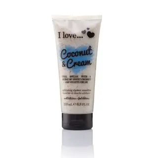Produktfoto för I Love Coconut & Cream Exfoliating Shower Smoothie - 200 ml