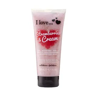 Produktfoto för I Love... Exfoliating Shower Smoothie I Love… Strawberries & Cream 200