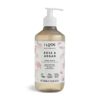 Produktfoto för I love I Love Naturals Collection Rose & Argan flytande tvål för händer 500 ml unisex