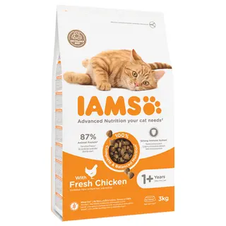 Produktfoto för Iams Cat Adult Chicken (3 kg)