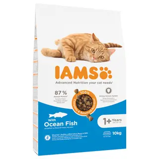 Produktfoto för Iams Cat Adult Ocean Fish (10 kg)