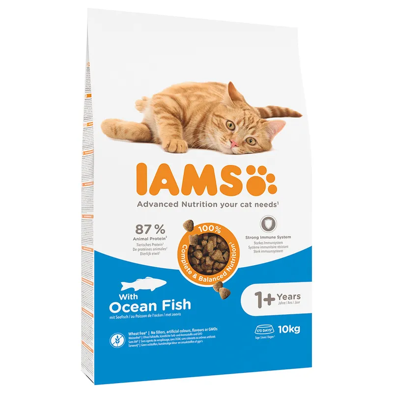 Alternativ bild 0 för Iams Cat Adult Ocean Fish (10 kg)