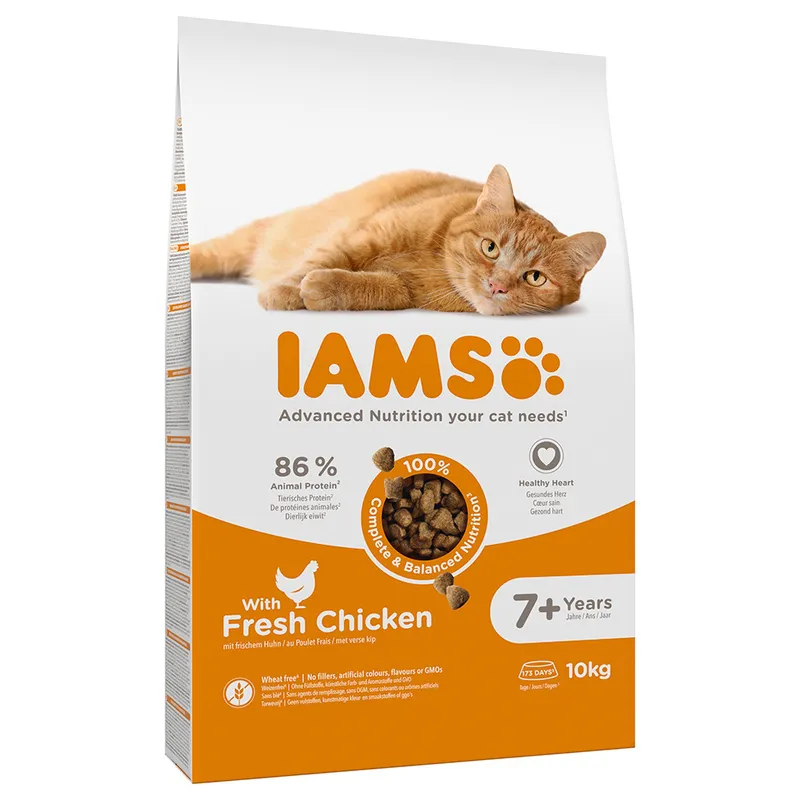 Alternativ bild 0 för Iams for Vitality Cat Senior Chicken (10 kg)