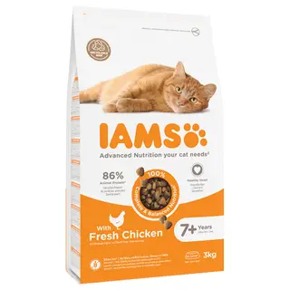 Produktfoto för Iams for Vitality Cat Senior Chicken (3 kg)