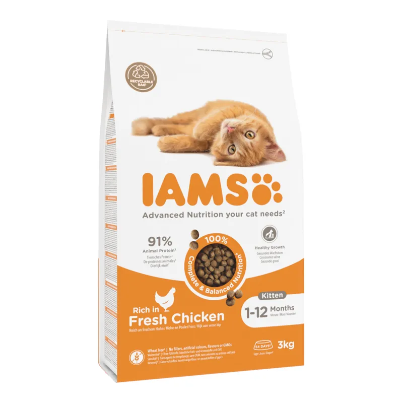 Alternativ bild 0 för Iams for Vitality Kitten Chicken (3 kg)