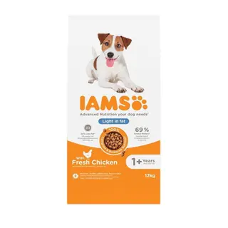Produktfoto för Iams Vitality Adult Light in fat 12 kg