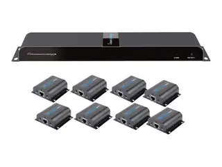 Produktfoto för IC INTRACOM techly HDMI 1x8 Extender Splitter over CAT6/6a/7 50m with IR pass-back