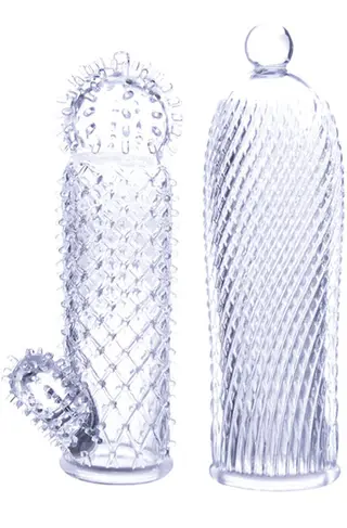 Produktfoto för ICE CRYSTAL STRECHY SLEEVES CLEAR