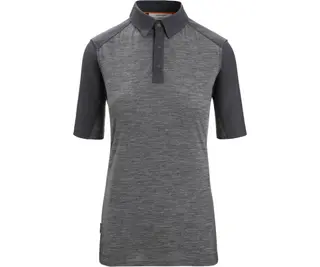 Produktfoto för Icebreaker Hike SS Top Women Gritstone Heather/Monsoon