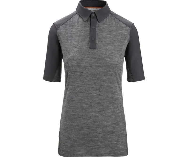 Bild 1 för Icebreaker Hike SS Top Women Gritstone Heather/Monsoon