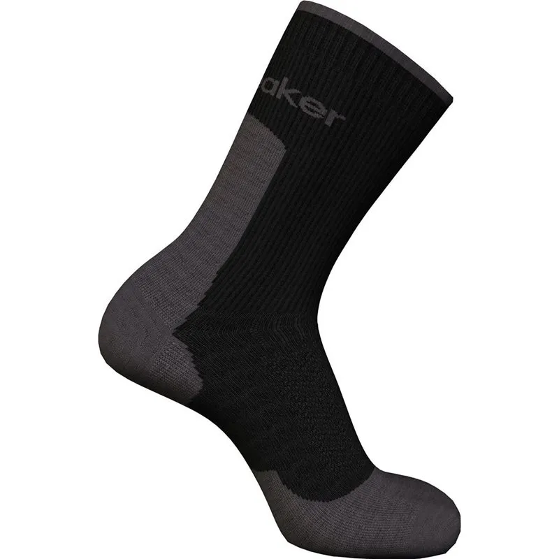 Bild 1 för Icebreaker M Mer Hike+ Light Crew Black/Obsidian