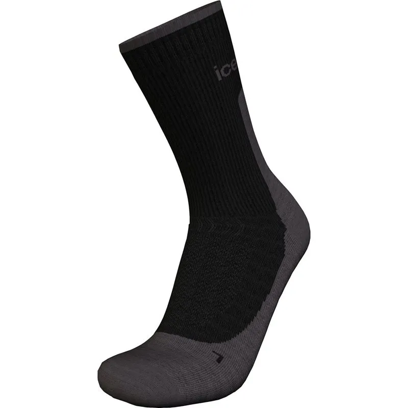 Bild 2 för Icebreaker M Mer Hike+ Light Crew Black/Obsidian