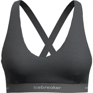 Produktfoto för Icebreaker W Mer 125 Cool-LiteSprite Racerback Bra Gritstone Hthr