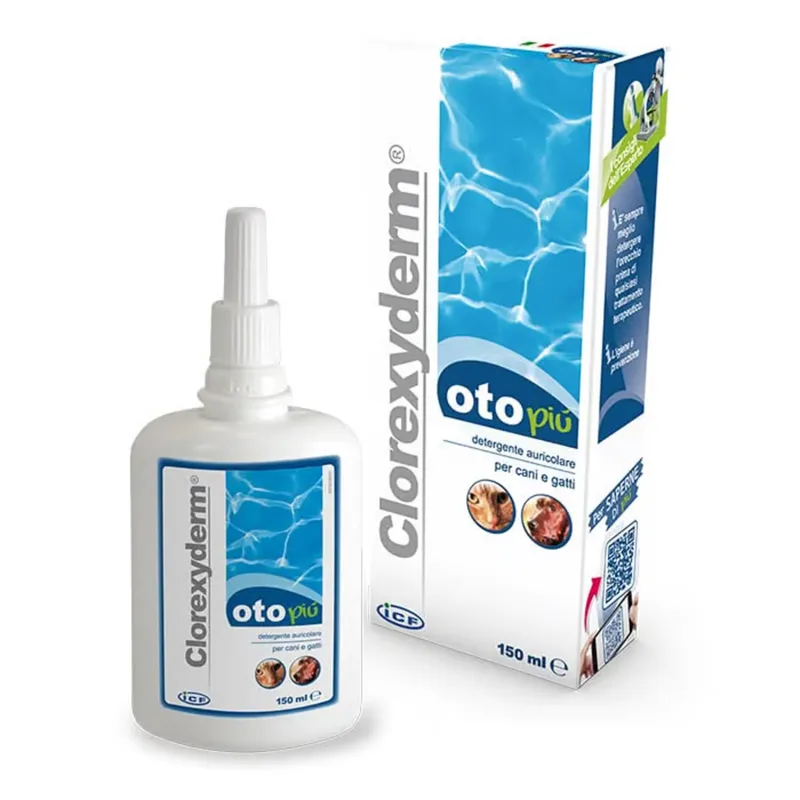 Bild 2 för ICF Clorexyderm Oto Píu Öronrengöring 150 ml