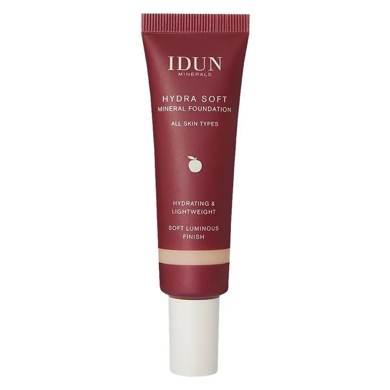 Bild 1 för IDUN Minerals Hydrasoft Mineral Foundation Gylla 30 ml