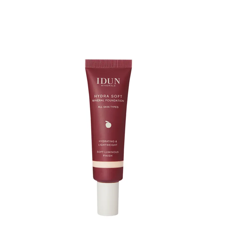 Bild 1 för IDUN Minerals Hydrasoft Mineral Foundation Jorunn 30 ml