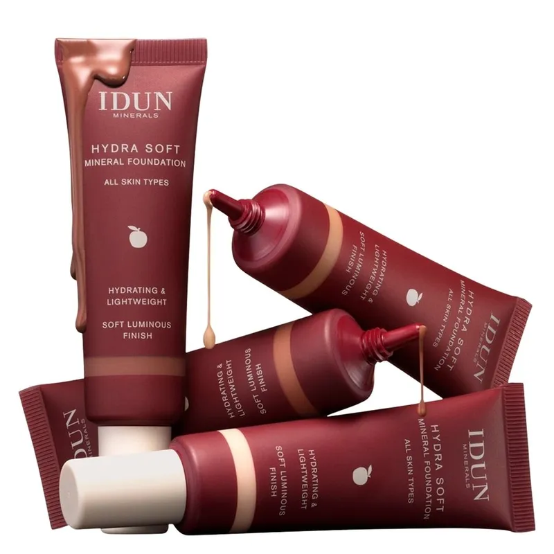 Bild 3 för IDUN Minerals Hydrasoft Mineral Foundation Jorunn 30 ml