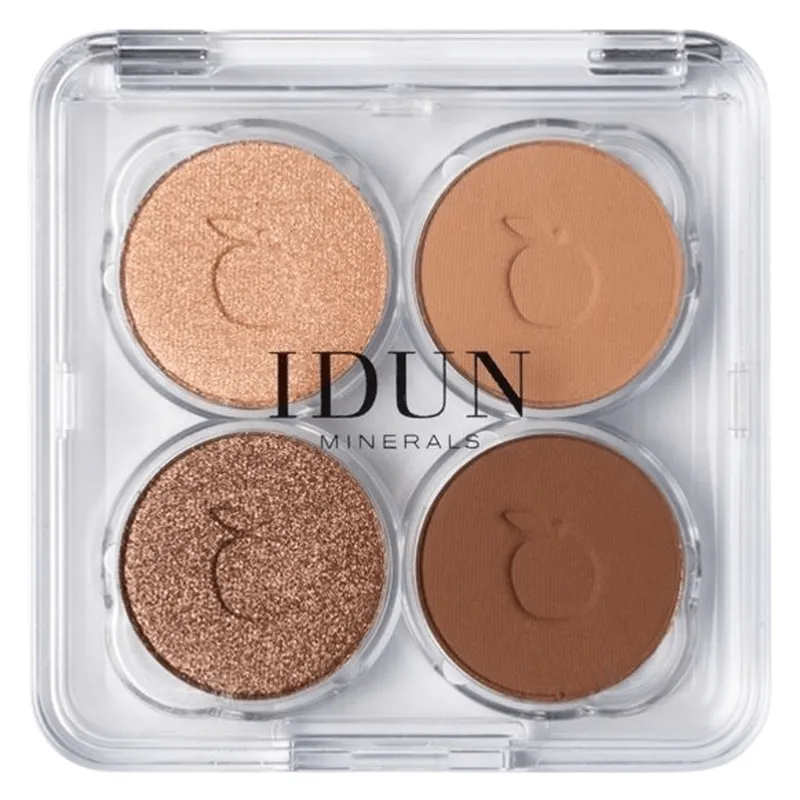 Bild 2 för Idun Minerals Mineral Eyeshadow Palette Gullviva 4g