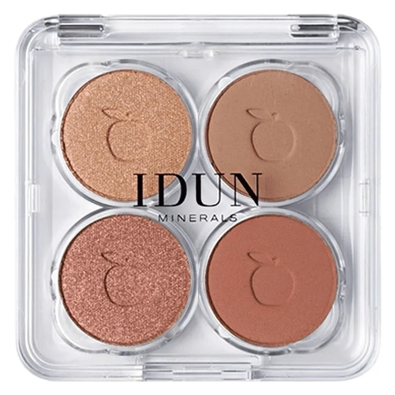 Bild 2 för Idun Minerals Mineral Eyeshadow Palette Nyponros 4g