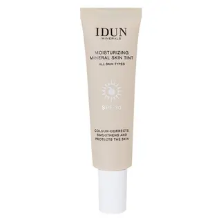 Produktfoto för IDUN Minerals Moisturizing Mineral Skin Tint SPF30 Vasastan Tan/Deep