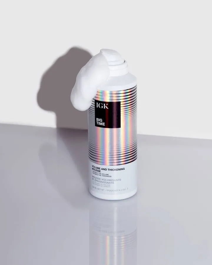 Bild 5 för IGK Big Time Volume and Thickening Hair Mousse 180 ml