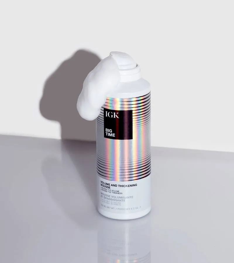Bild 7 för IGK Big Time Volume and Thickening Hair Mousse 180 ml
