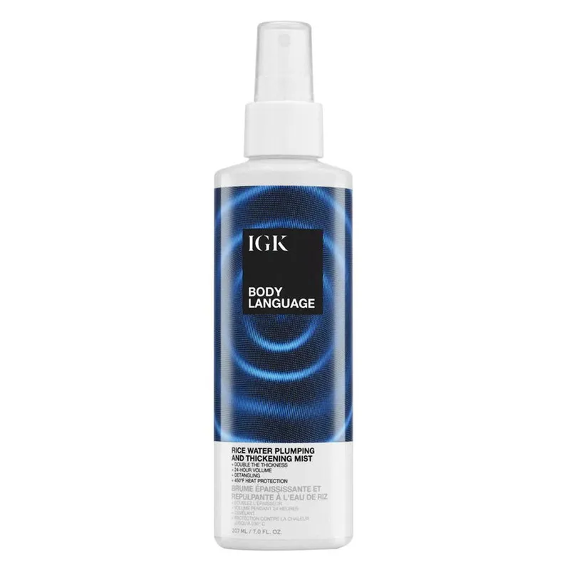 Bild 1 för IGK Body Language Rice Water Plumping and Thickening Mist 207 ml