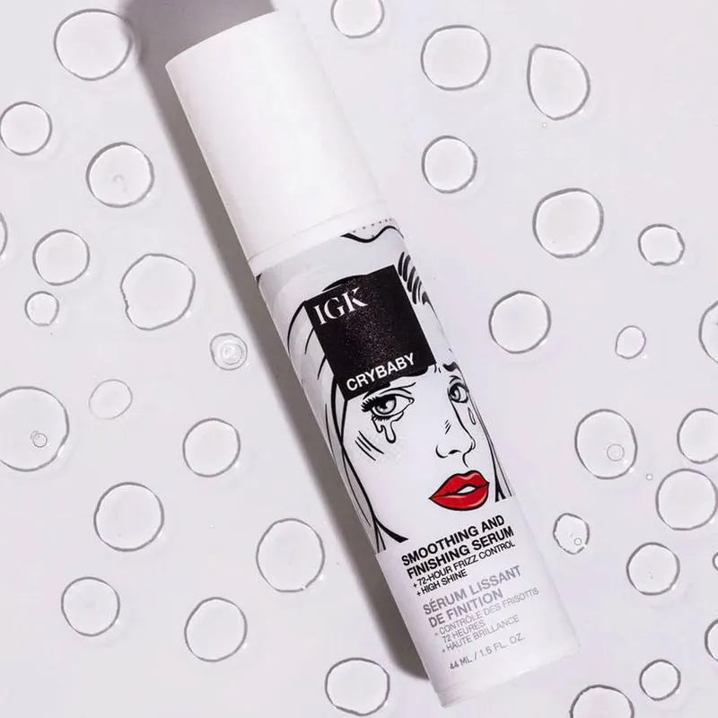 Bild 2 för IGK Crybaby Anti-Frizz Smoothing Serum 44 ml