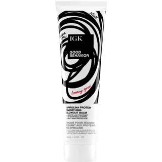 Produktfoto för IGK Good Behavior Spirulina Protien Smoothing Blowout Balm 150 ml